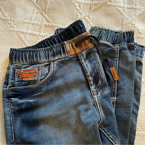 Vintage SuperDry jeans joggers - Picture 4 of 10